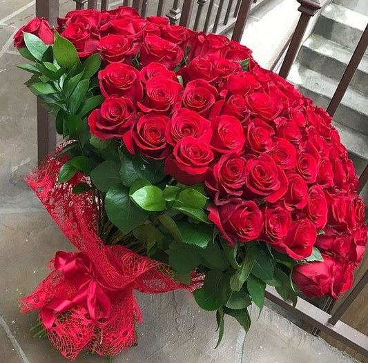 bouquet di 51 rosa rosse